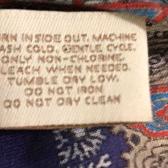 Chicos Blouse Blue Size 1 - Picture 5 of 10